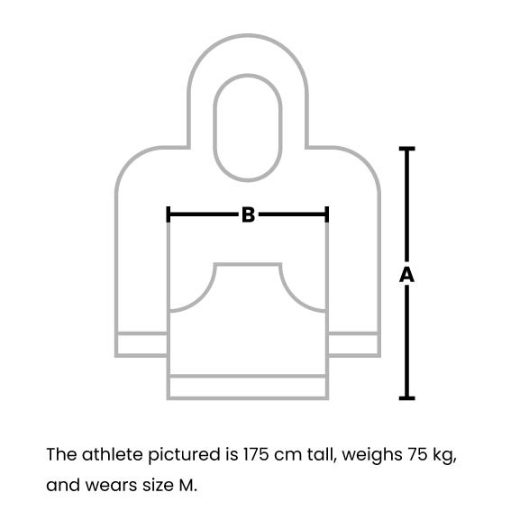 Hoodies, swearshirts, jackets - Regular cut – sizing in centimeters
