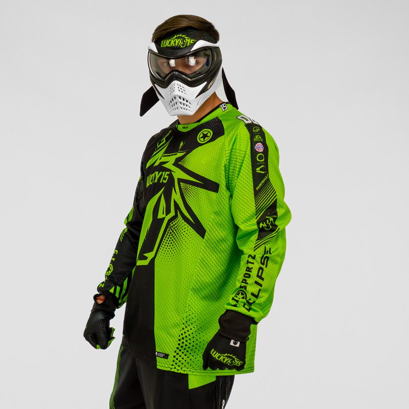 Custom Full Mesh Hyper Light jersey for paintball & speedsoft with your colors, logo, name and number