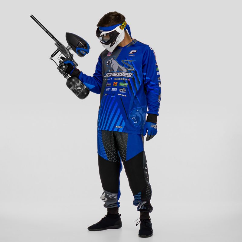 Custom paintball & speedsoft jersey with your colors, logo, name and number