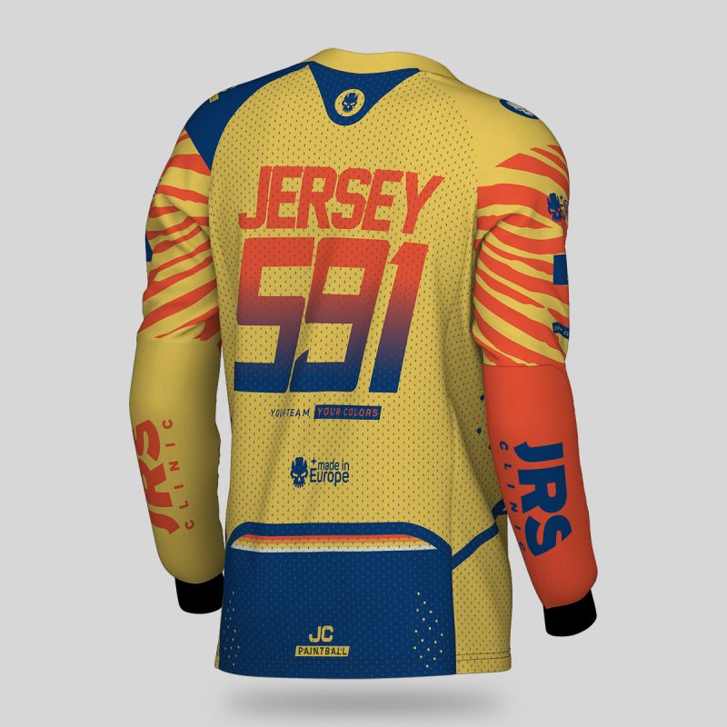 Free design #51 - Retro Custom Paintball & Speedsoft Jersey.